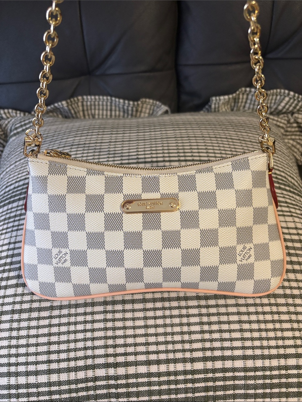 💎Pochette Liv Damier Azur 💎